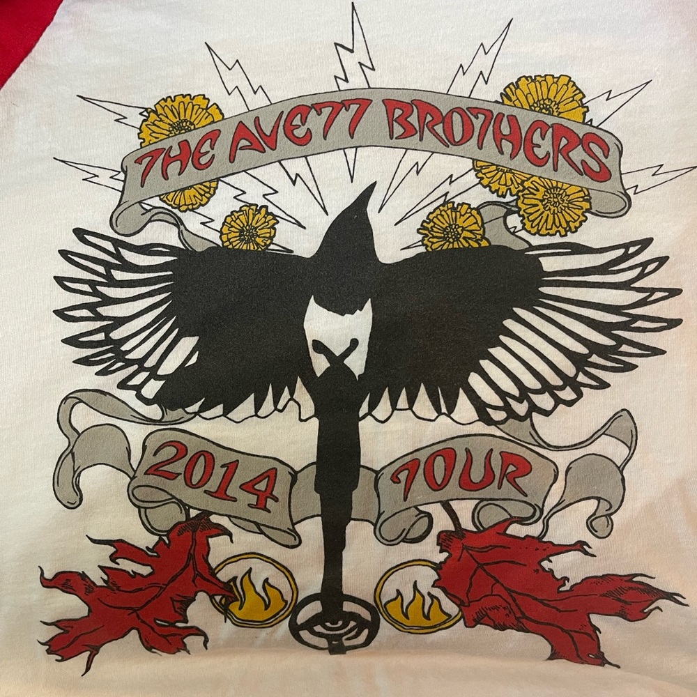 The Avett Brothers - 2014 Tour Shirt - Adult Small - Soft American Apparel